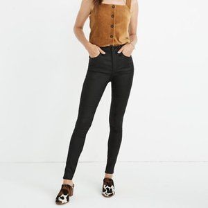 Madewell 10 Inch Skinny High Rise Coated